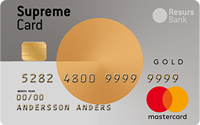 Kreditkort Supreme Card Gold